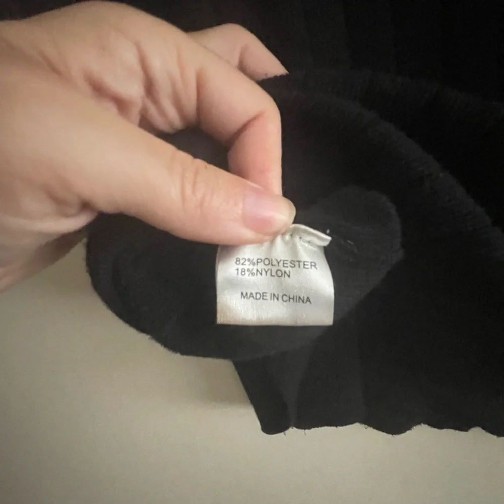 Black Button-Detail Women's Sweater